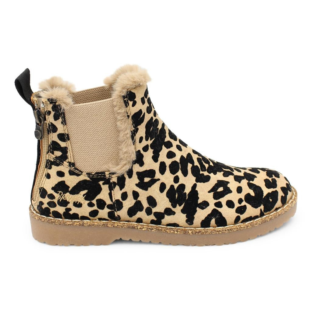 ZIP UP FLEECE LINING CHELSEA BOOTS