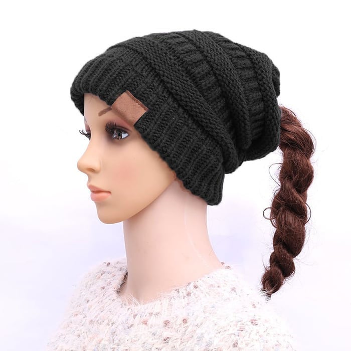 Women's Ponytail Beanie Hat