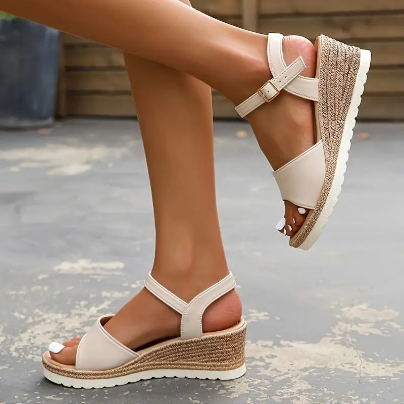 🔥Last Day 70% OFF -Women's Comfort Classic Wedge Bowtie Slide Sandals