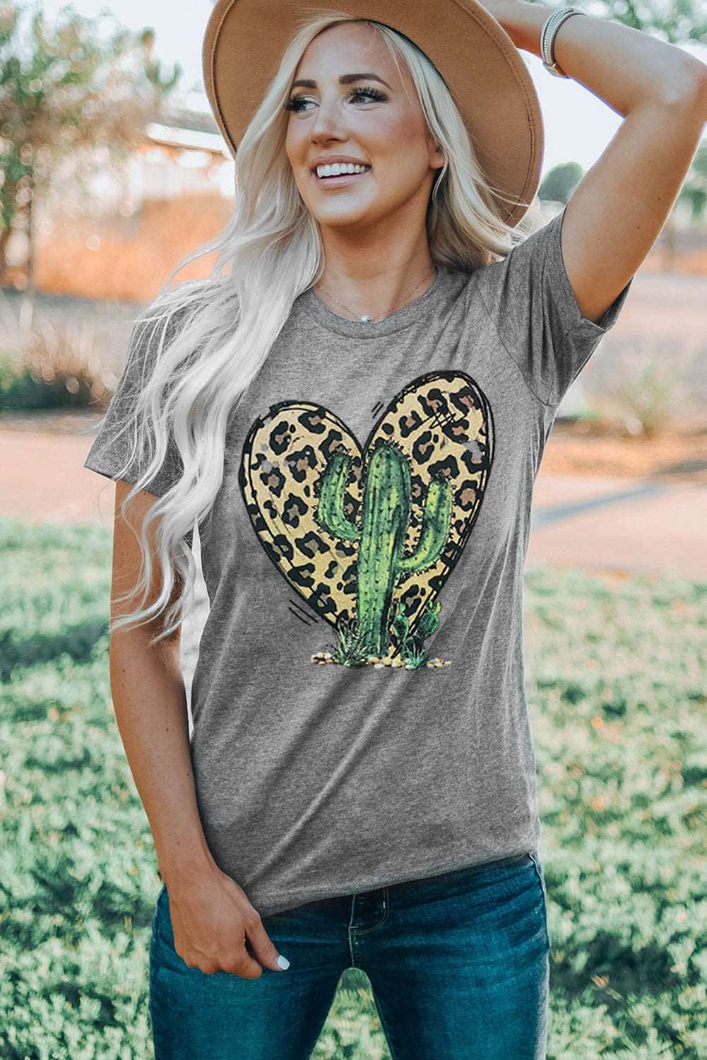 Casual Pick Up Truck Print Graphic Tee