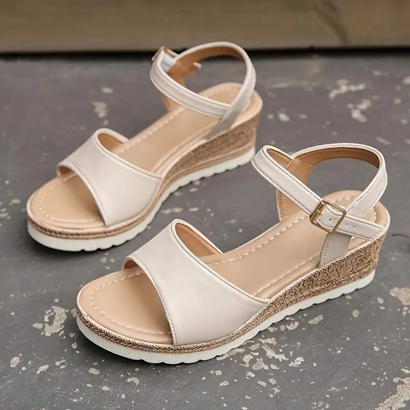 🔥Last Day 70% OFF -Women's Comfort Classic Wedge Bowtie Slide Sandals