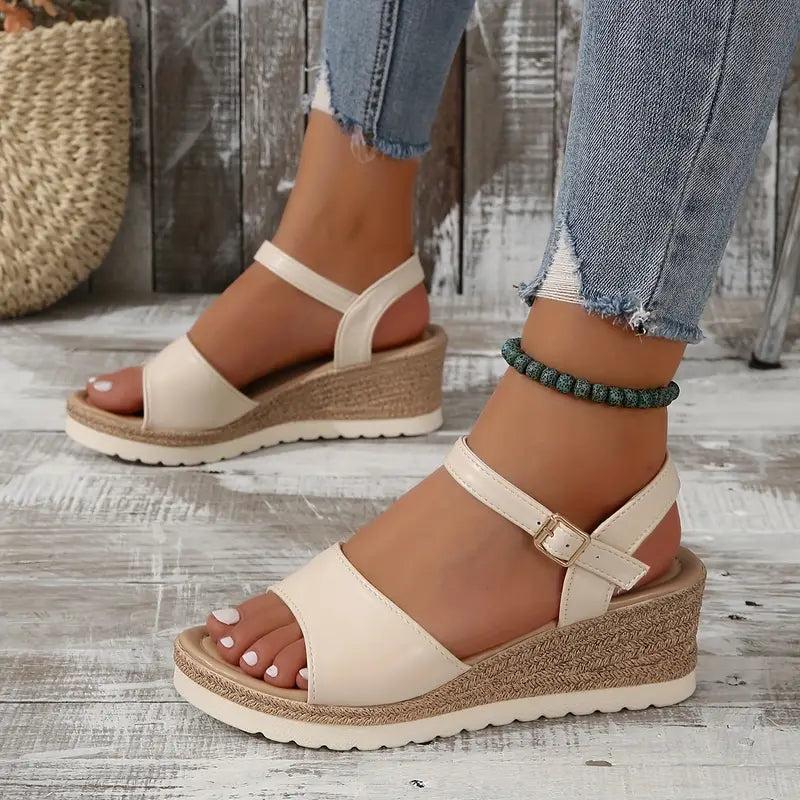 🔥Last Day 70% OFF -Women's Comfort Classic Wedge Bowtie Slide Sandals