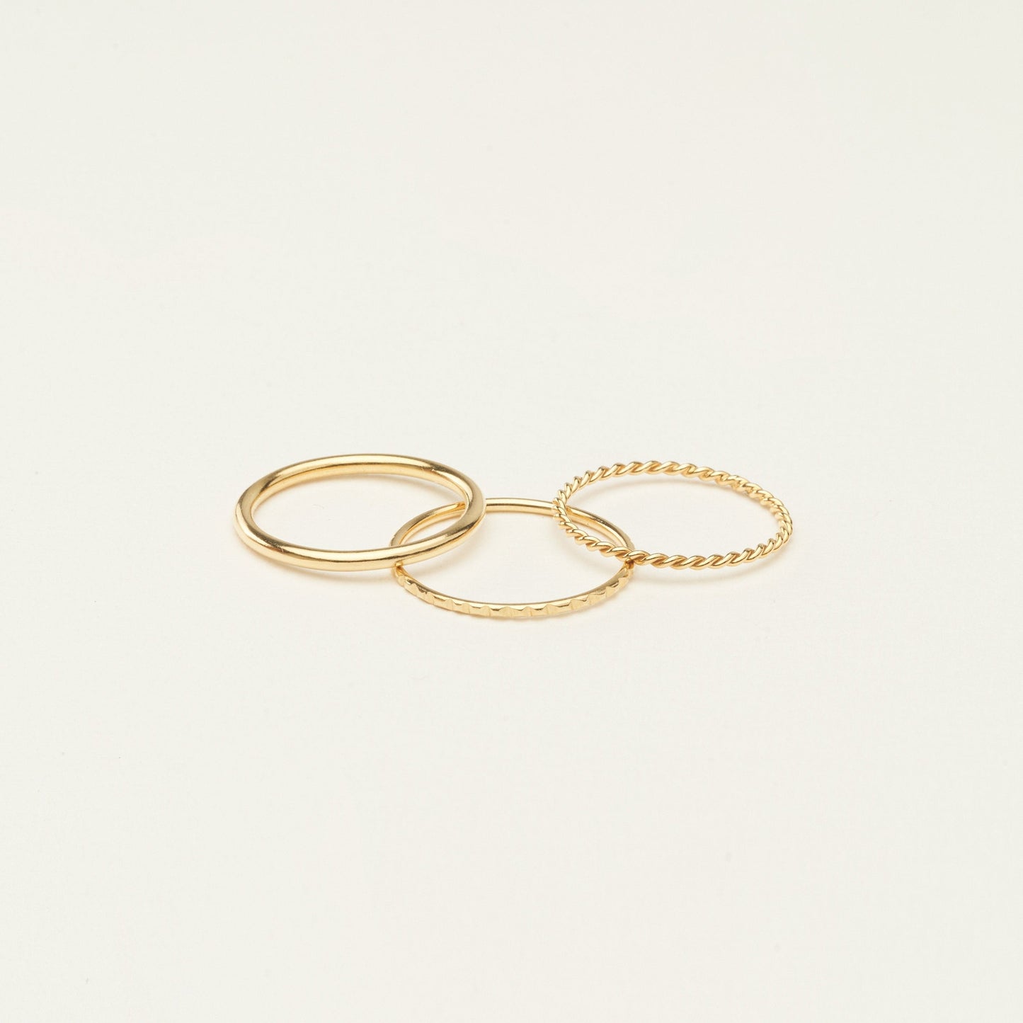 Thin Stacking Rings Set