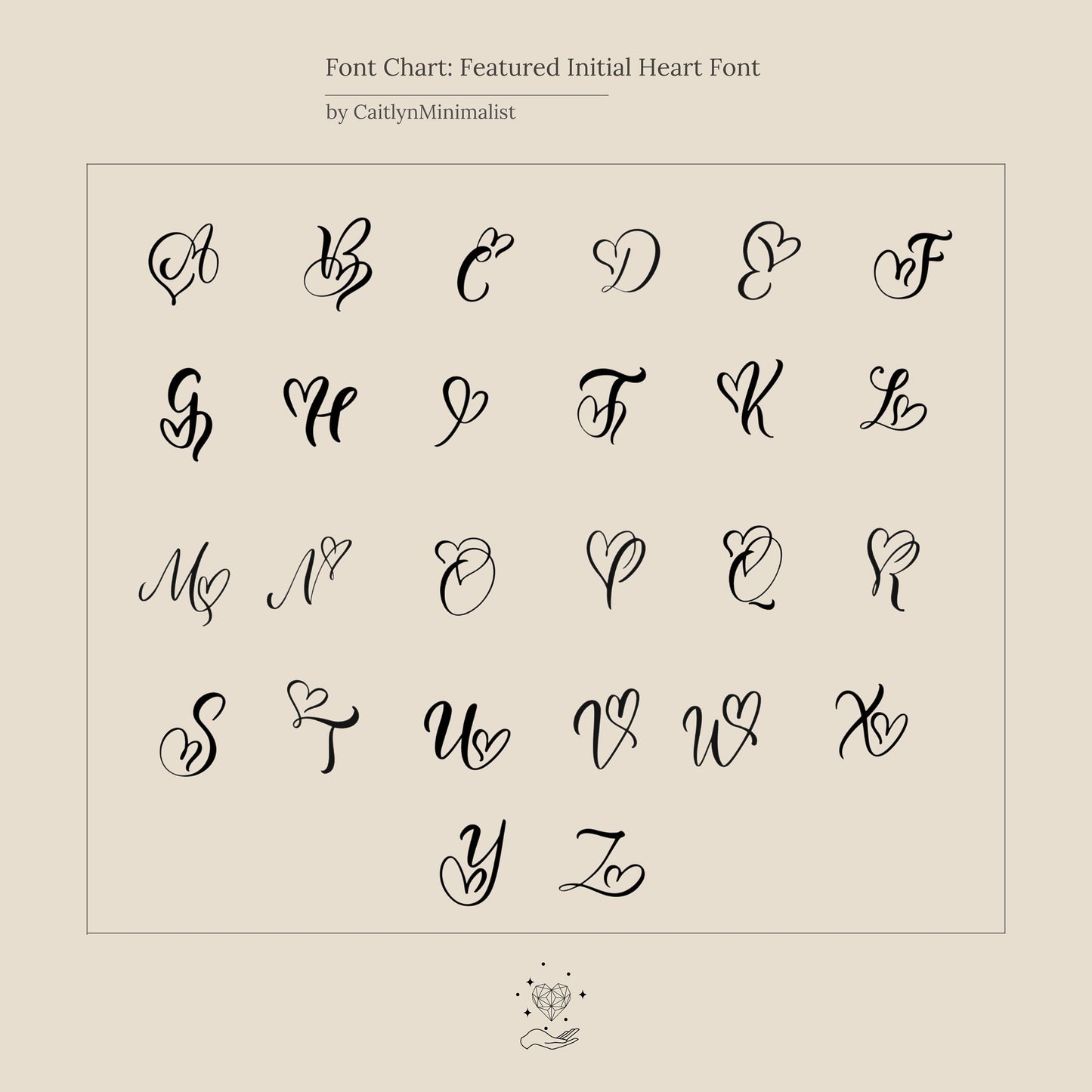 Initial Heart Necklace