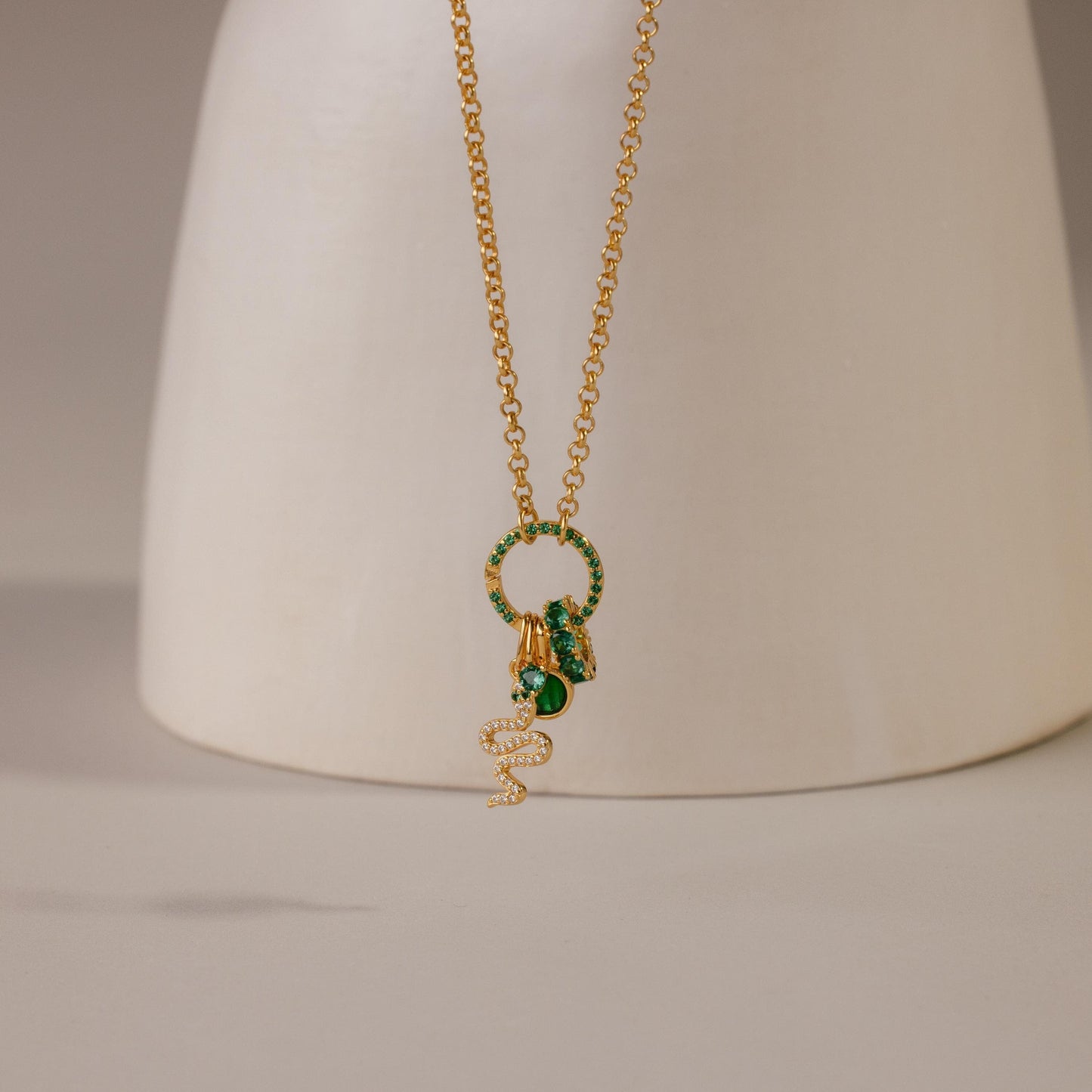 Pave Birthstone Charm Clip