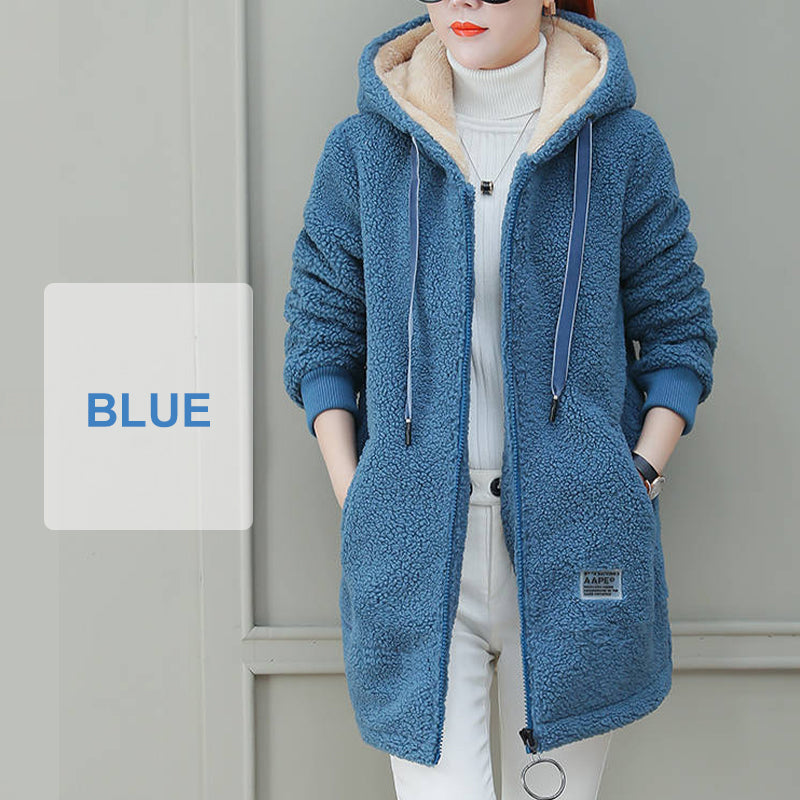 🔥Women's Winter Warm Thick Faux Lamb Wool Coat