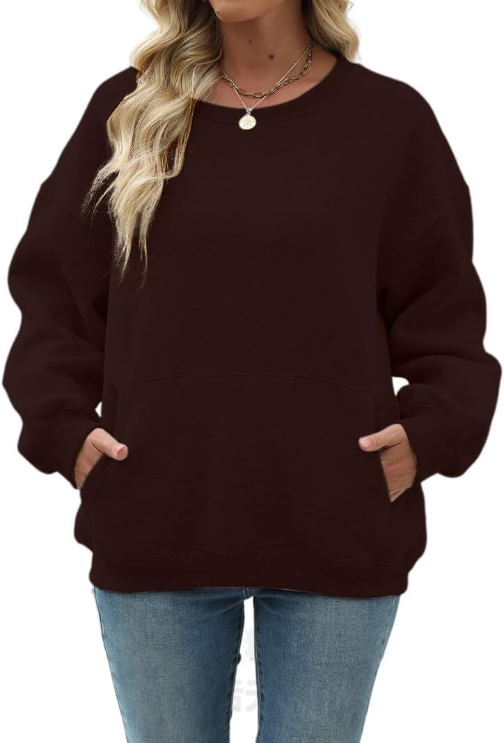 Womens Long Sleeve Sweatshirt with Pocket