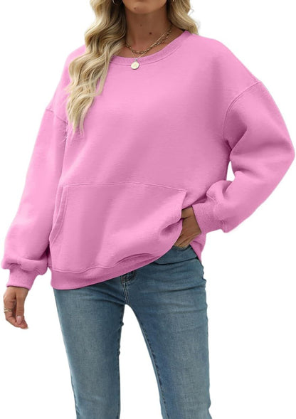Womens Long Sleeve Sweatshirt with Pocket
