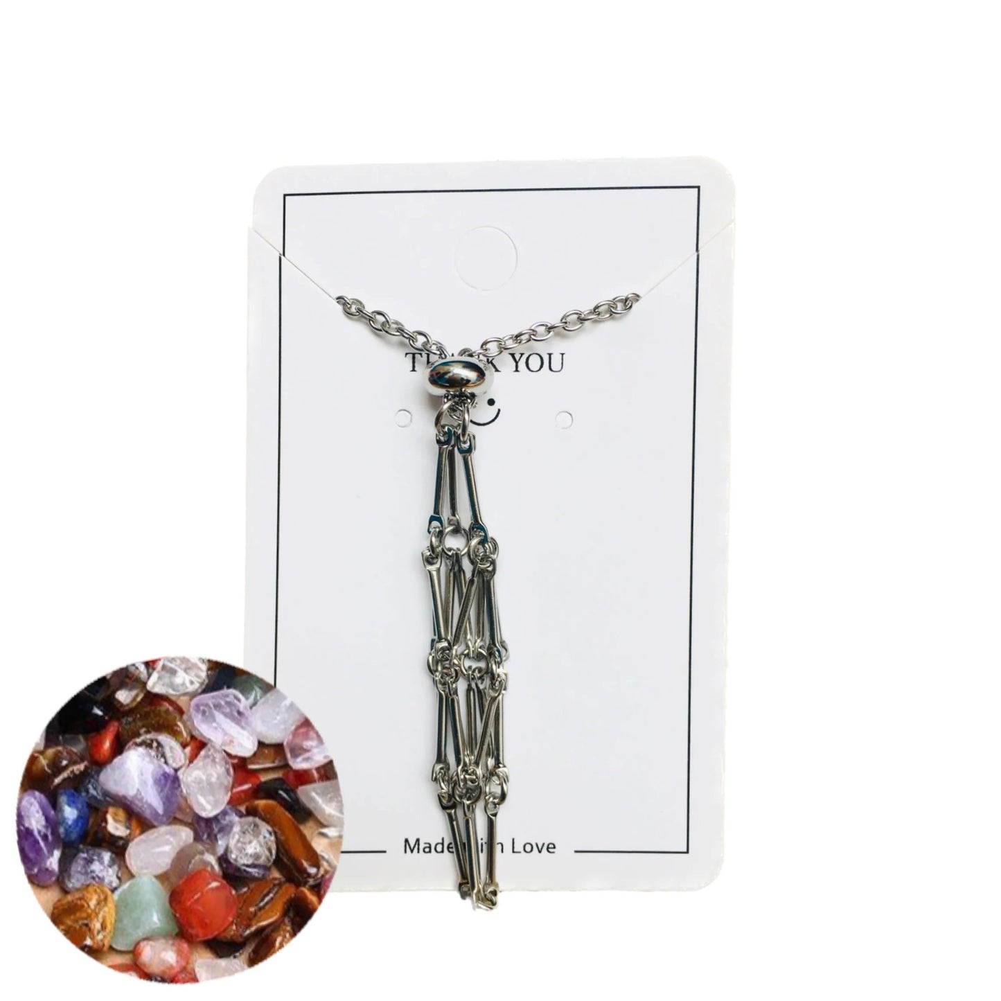2025 Crystal Stone Holder Necklace