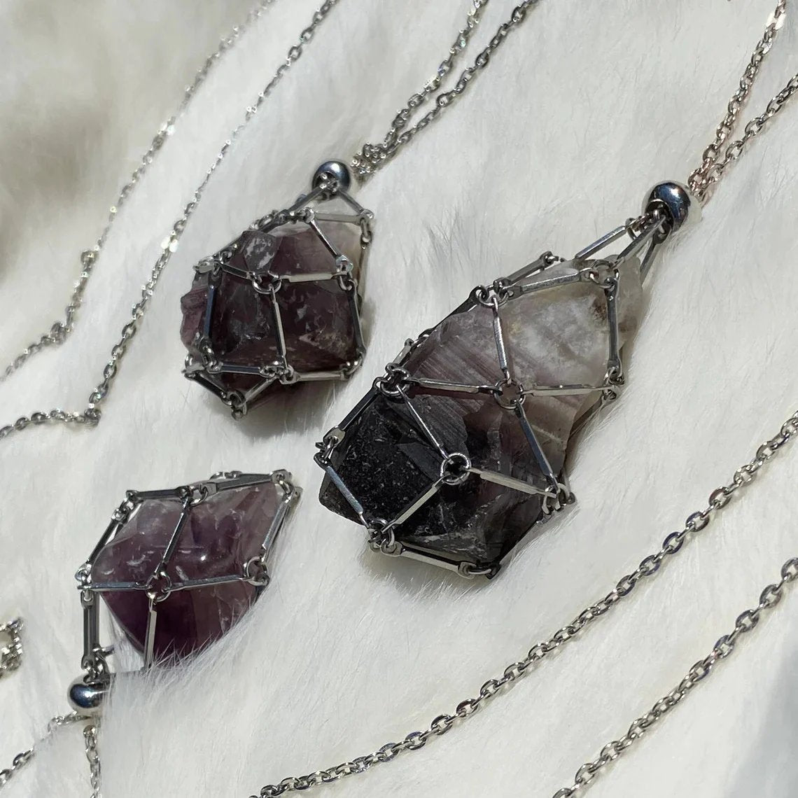 2025 Crystal Stone Holder Necklace
