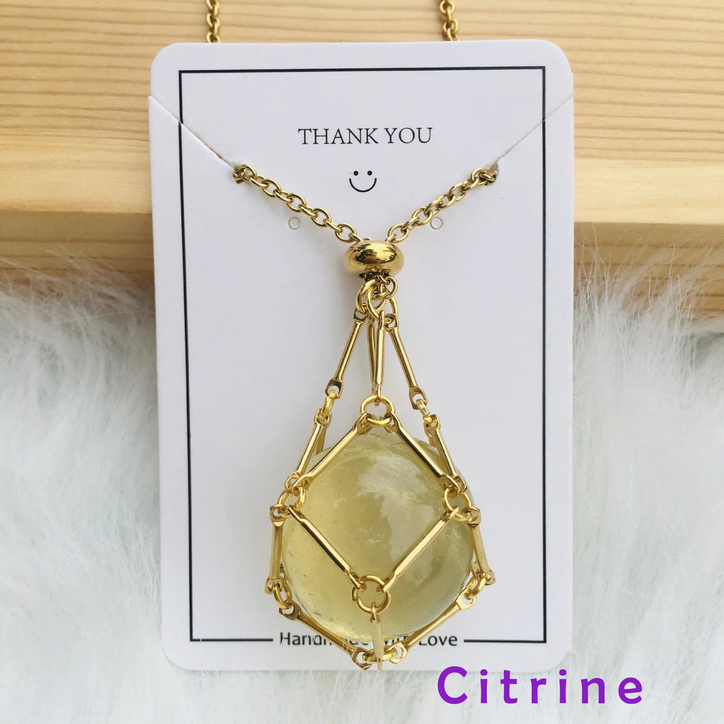 2025 Crystal Stone Holder Necklace
