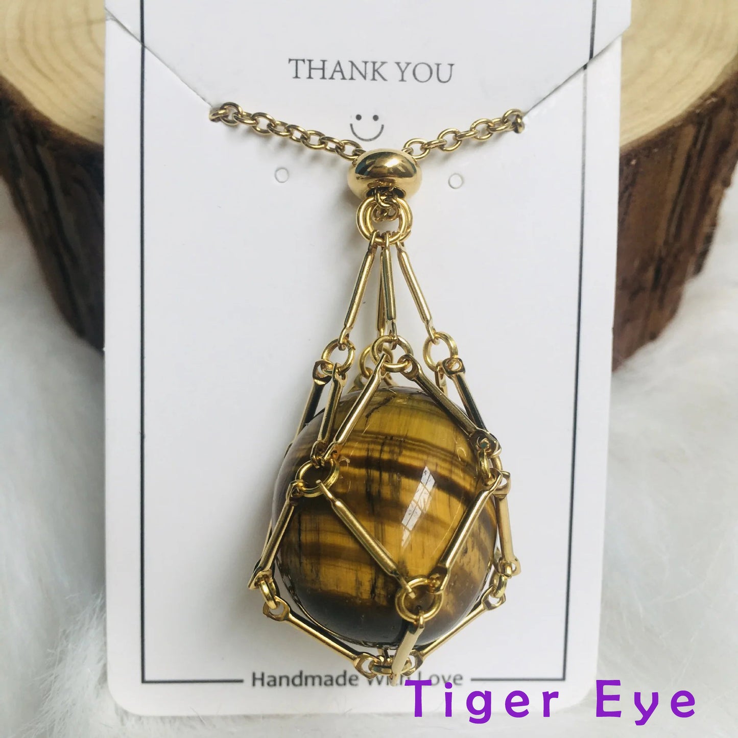 2025 Crystal Stone Holder Necklace