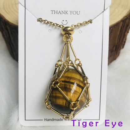2025 Crystal Stone Holder Necklace