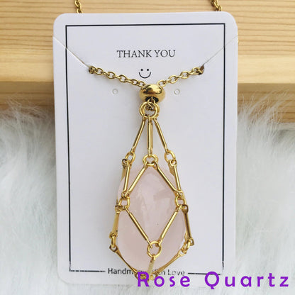 2025 Crystal Stone Holder Necklace