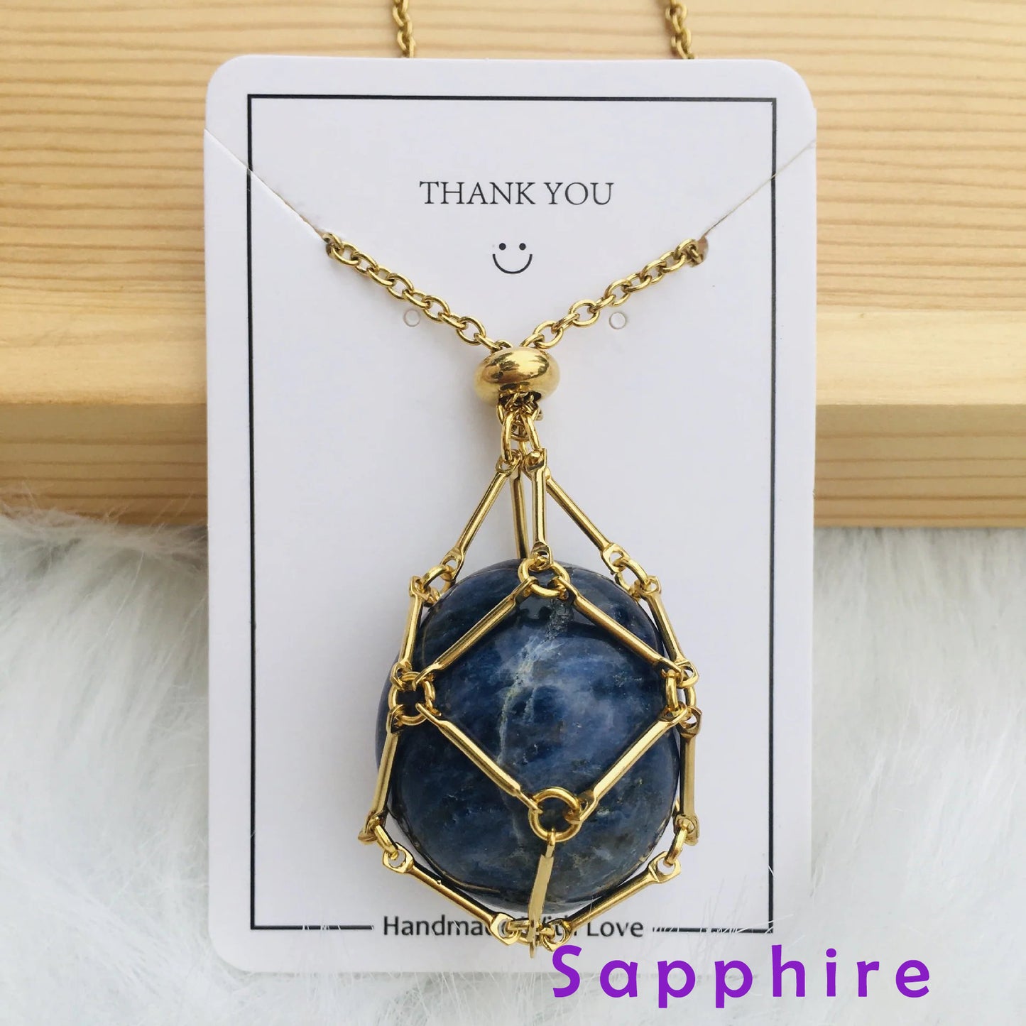 2025 Crystal Stone Holder Necklace