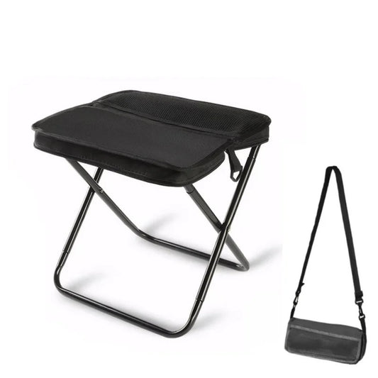 Portable foldable backpack stool lightweight compact camping chair