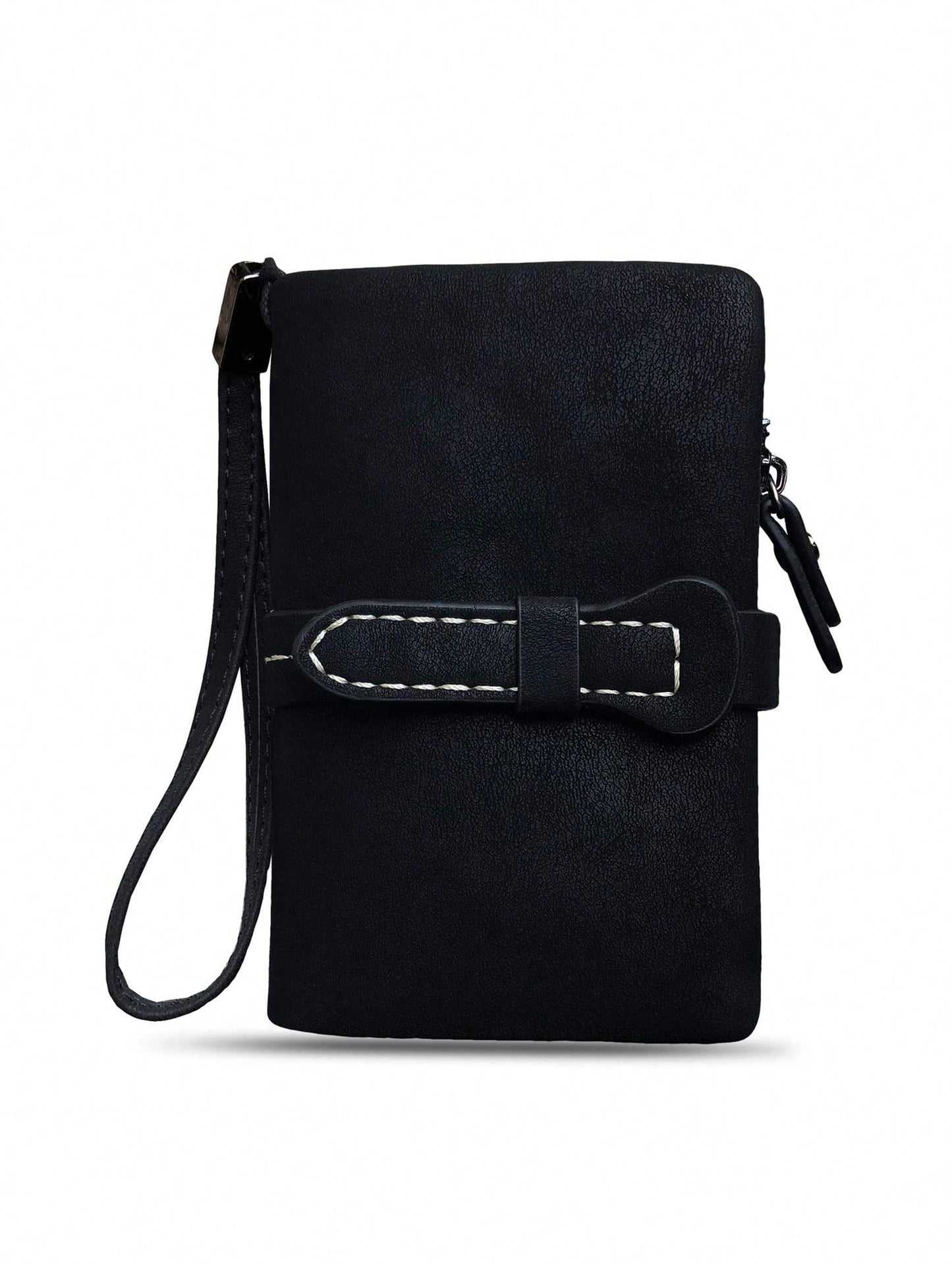 Women's RFID Tri-Fold Wallet with Card Slots & Zip Coin Pocket