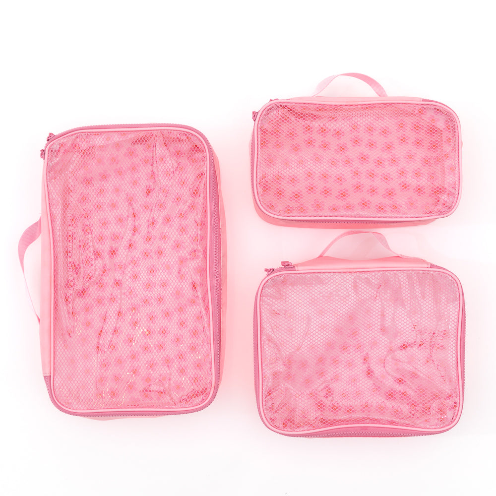 Bubblegum Pink Packing Cubes