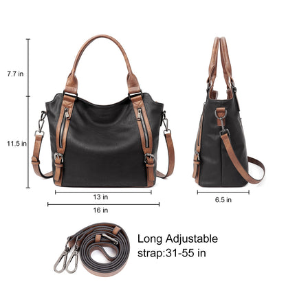 CLUCI Hobo Bags Large Tote with Adjustable Shoulder Strap