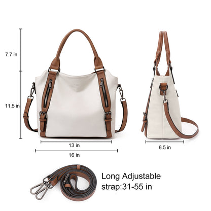 CLUCI Hobo Bags Large Tote with Adjustable Shoulder Strap