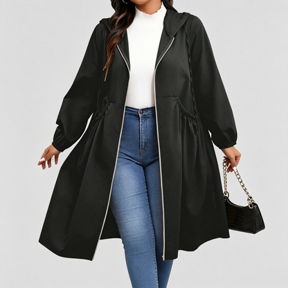 Aure Paris Hooded Windbreaker Coat