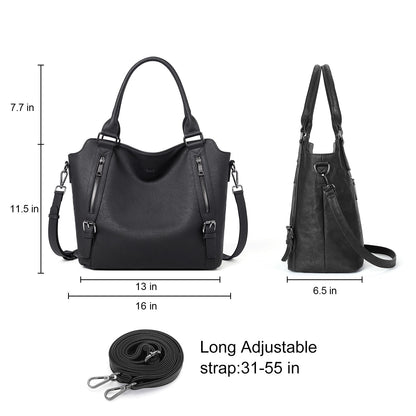 CLUCI Hobo Bags Large Tote with Adjustable Shoulder Strap