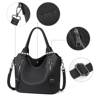 CLUCI Hobo Bags Large Tote with Adjustable Shoulder Strap