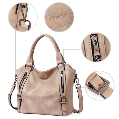 CLUCI Hobo Bags Large Tote with Adjustable Shoulder Strap