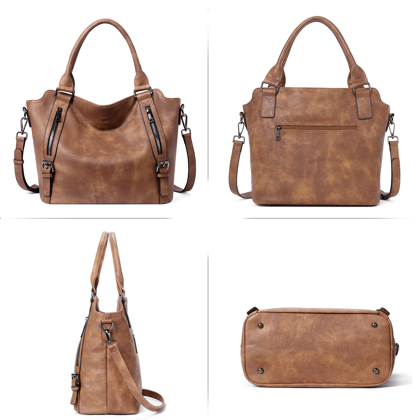 CLUCI Hobo Bags Large Tote with Adjustable Shoulder Strap