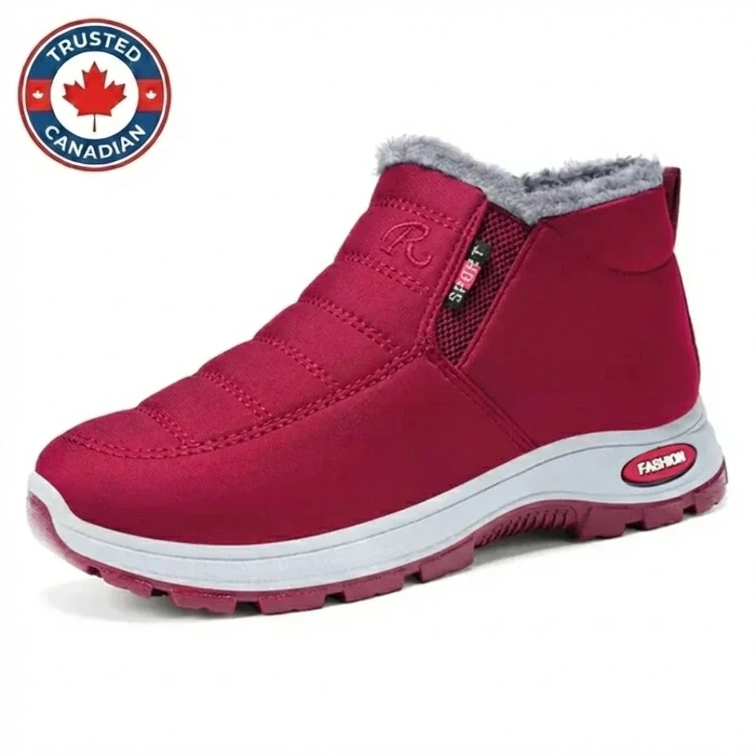 Aure Paris Quilted Waterproof Slip-On Ankle Boots