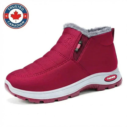 Aure Paris Quilted Waterproof Slip-On Ankle Boots