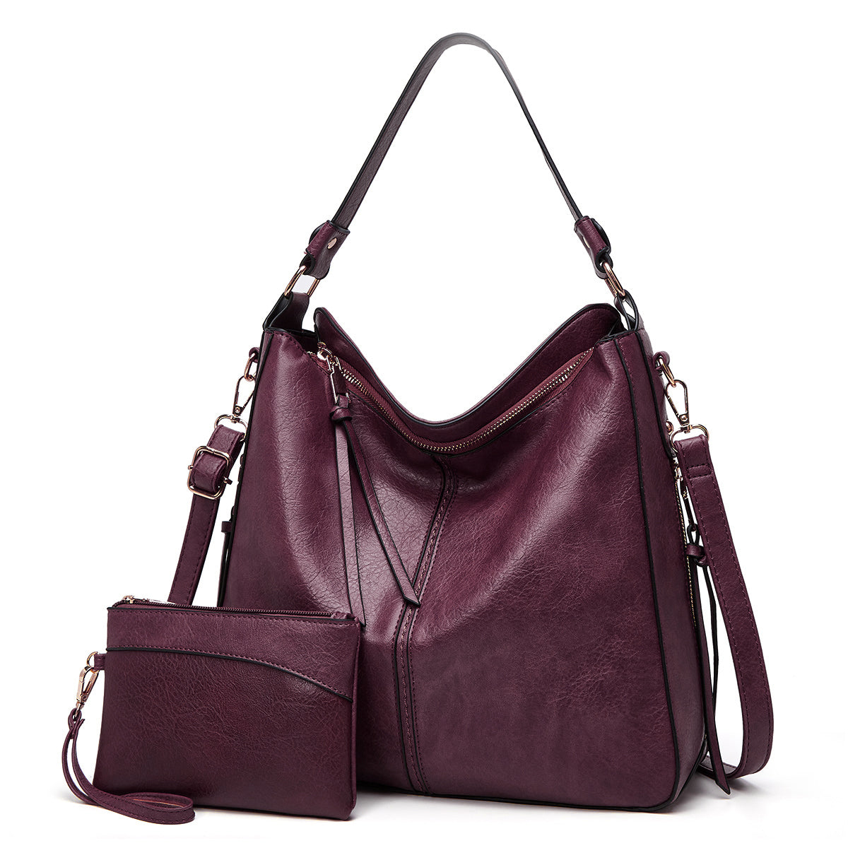 Luxury Anti-Theft Handbag with FREE Pouch Wallet