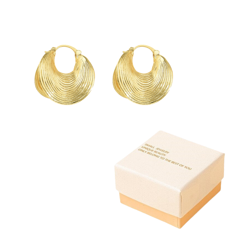 🔥New Arrivals & Best Sellers-Women's Fashion Textured Hoop Earrings