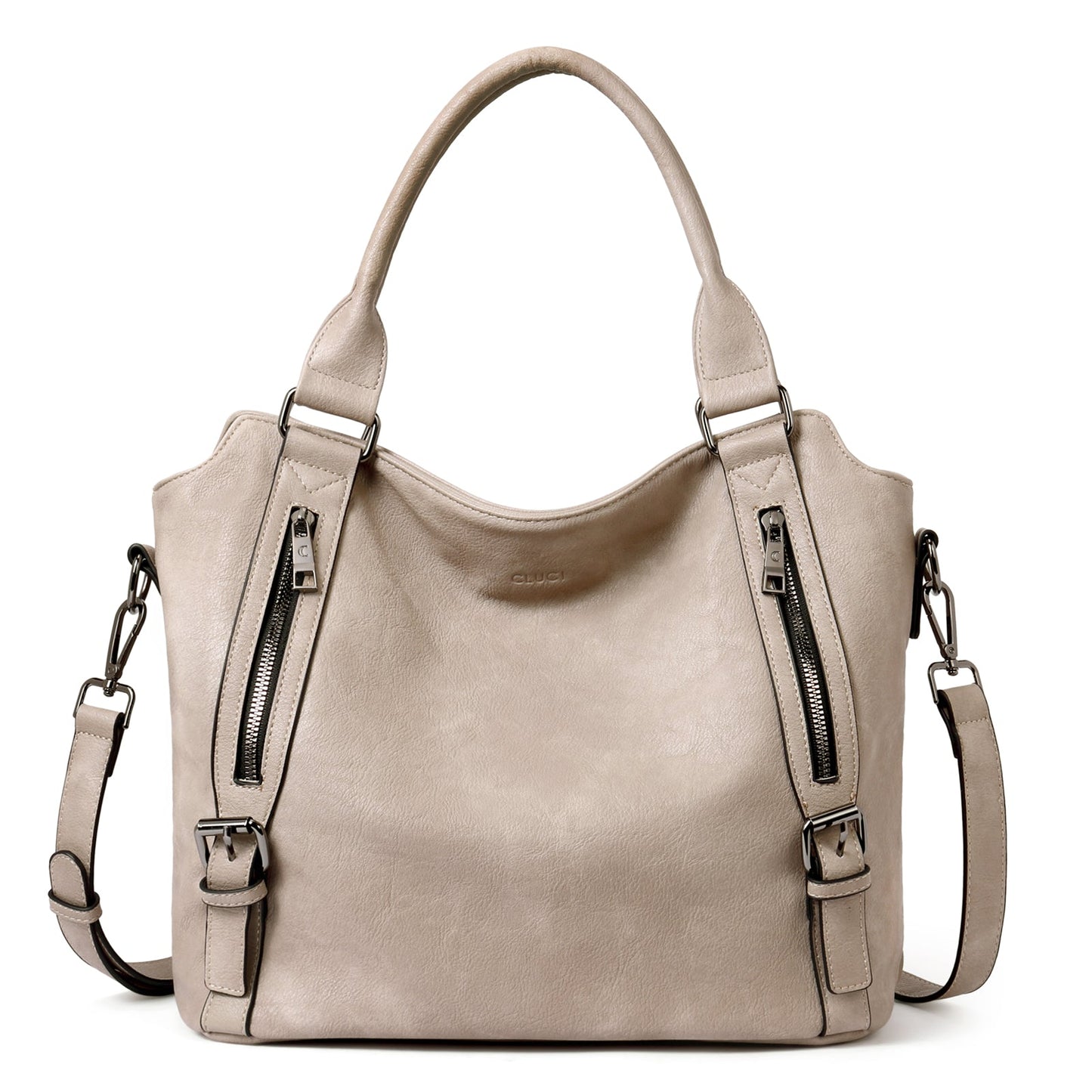 CLUCI Hobo Bags Large Tote with Adjustable Shoulder Strap
