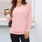 Women’s Hoodless V-Neck Hoodie with Pockets