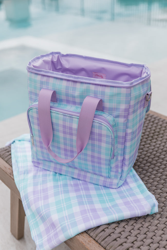 Cooler In Tori Plaid Tori X Pink Lily