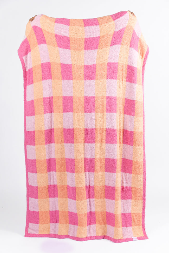 Make Me Believe In Grateful Gingham Blanket DOORBUSTER