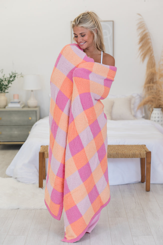 Make Me Believe In Grateful Gingham Blanket DOORBUSTER