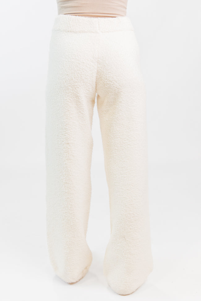 Dawn Ivory Fuzzy Lounge Pants Emily Fauver X Pink Lily