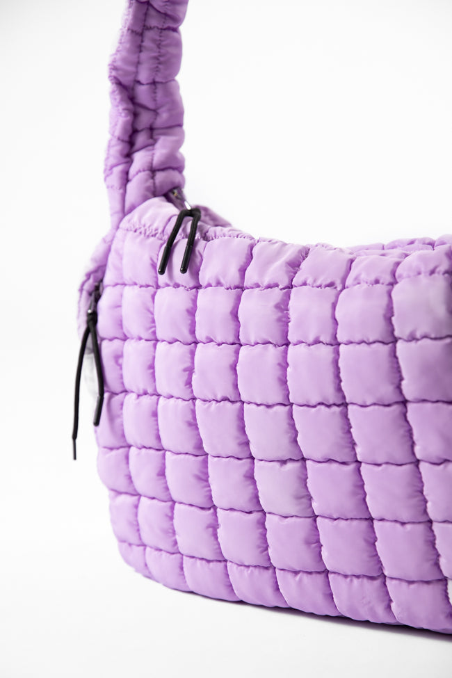 Lilac Quilted Carry All Bag DOORBUSTER- Coming Soon