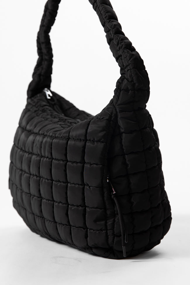 Black Quilted Carry All Bag DOORBUSTER- Coming Soon