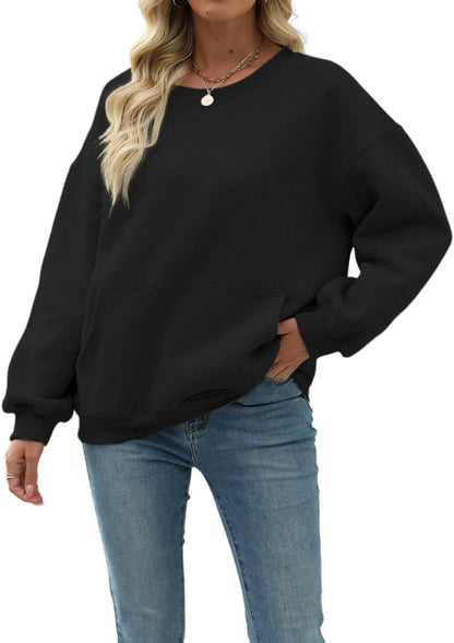 Womens Long Sleeve Sweatshirt with Pocket