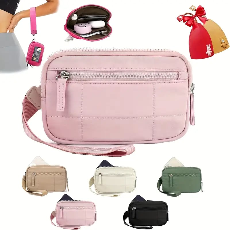 🎁 Puffer Wristlet Wallet Fits Phone