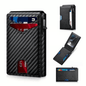 Minimalist RFID Aluminum Wallet with Pop-Up & ID Window