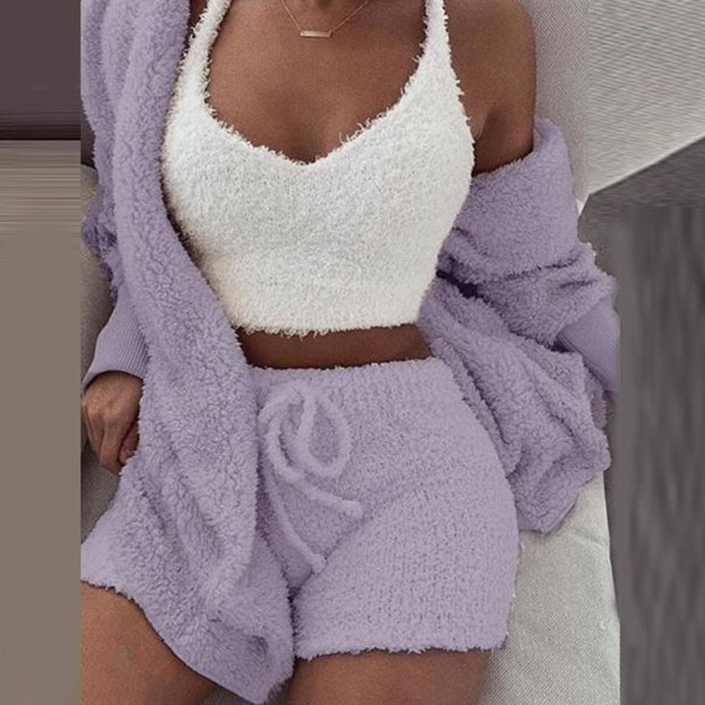 Elegant Cozy Knit Matching Set