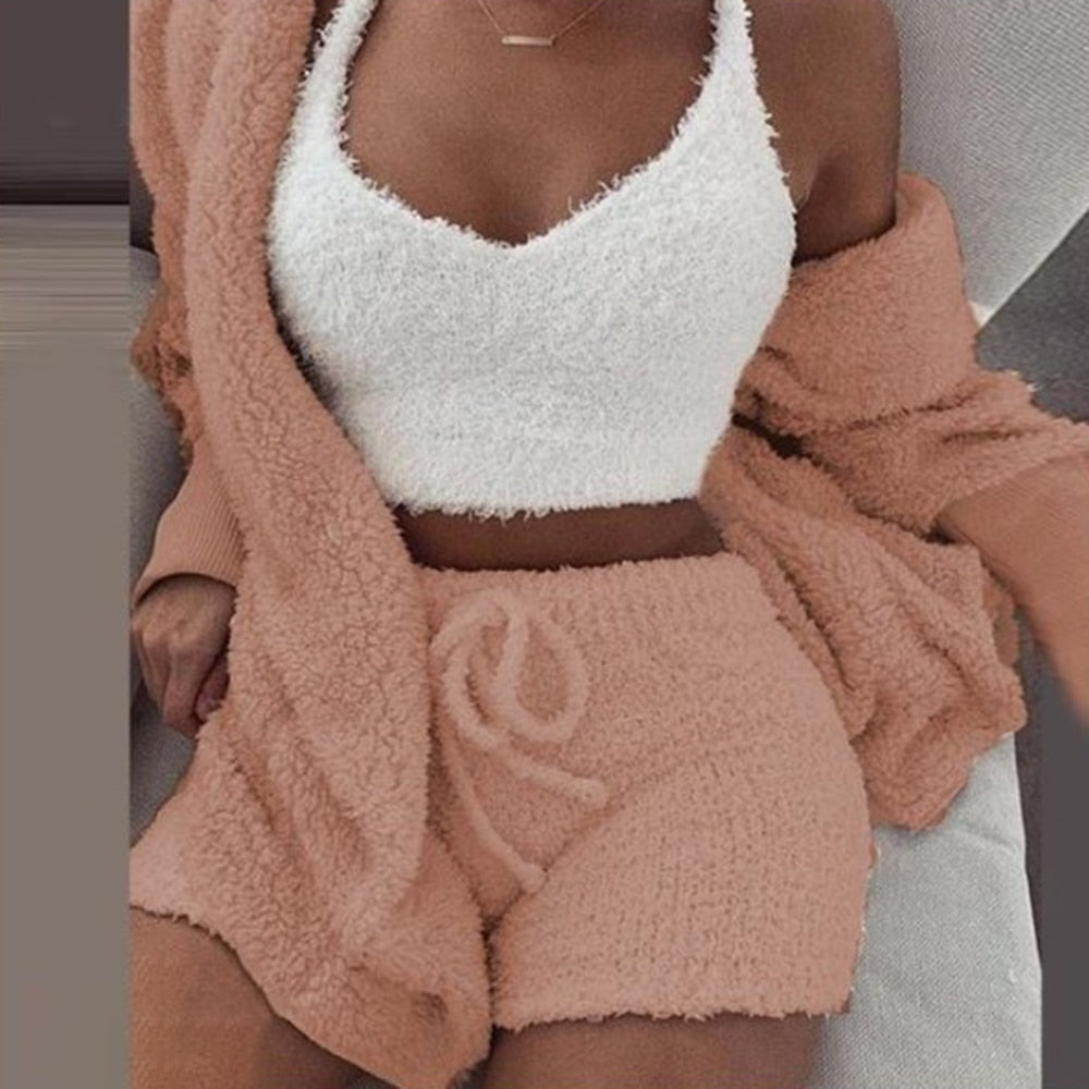 Elegant Cozy Knit Matching Set