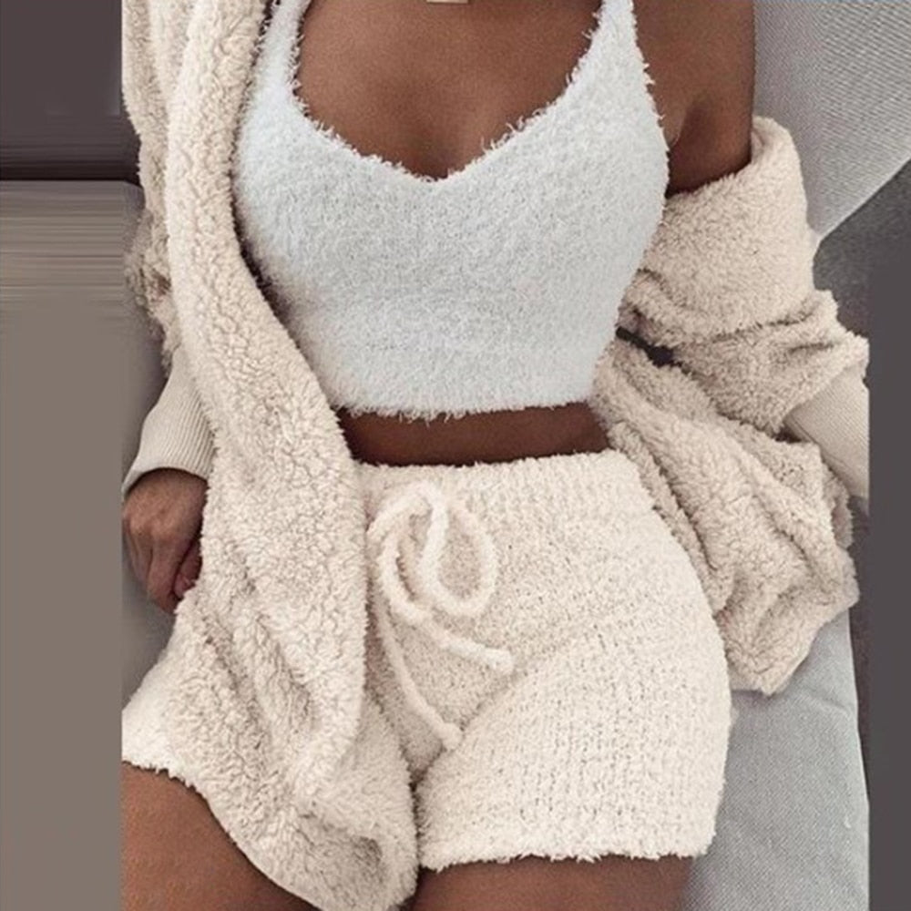 Elegant Cozy Knit Matching Set