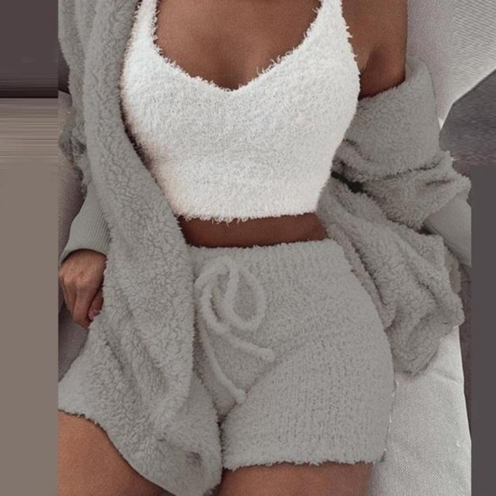 Elegant Cozy Knit Matching Set