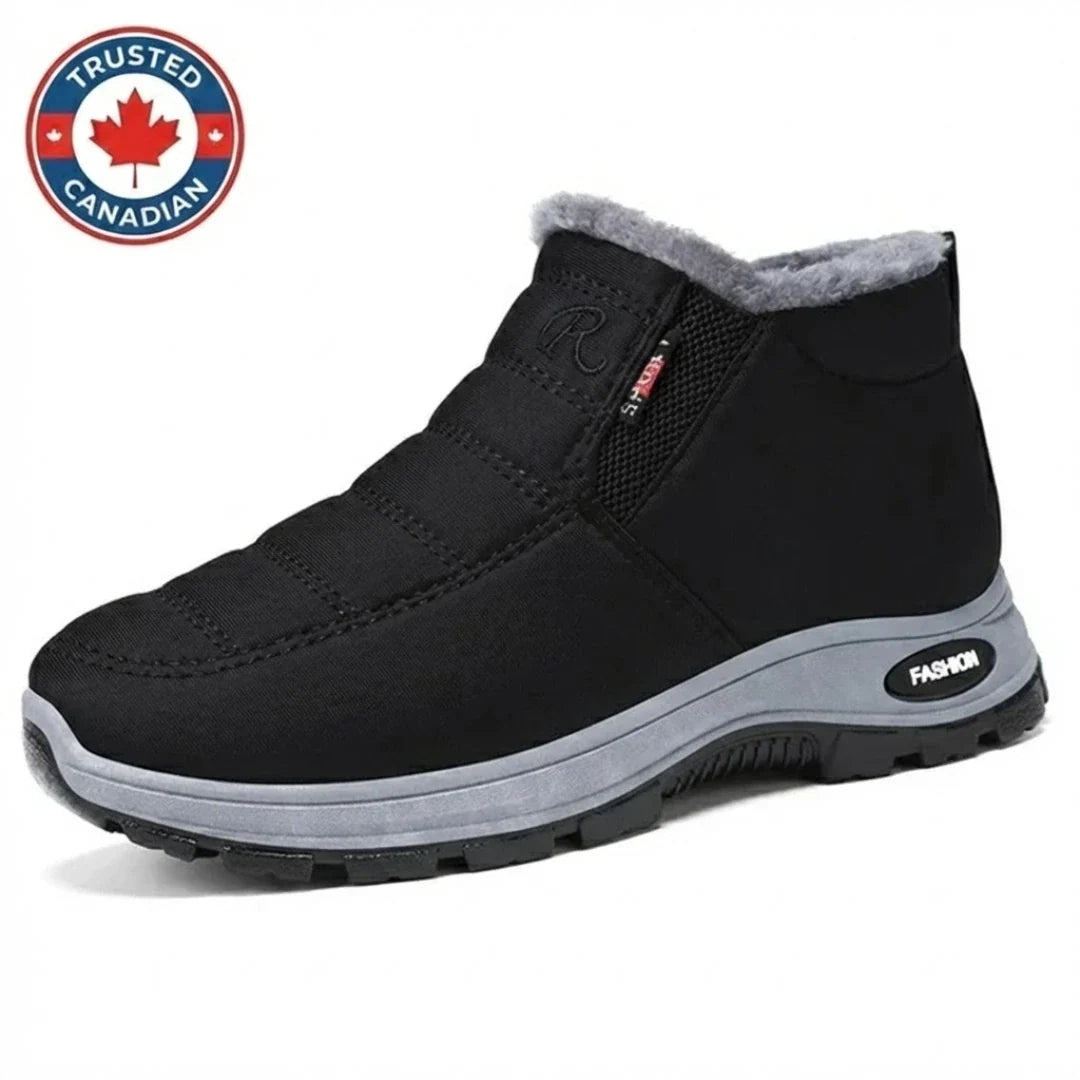 Aure Paris Quilted Waterproof Slip-On Ankle Boots