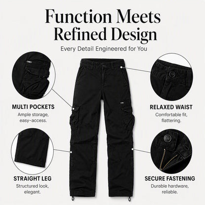✨Women's Vintage Wide Leg Cargo Pants